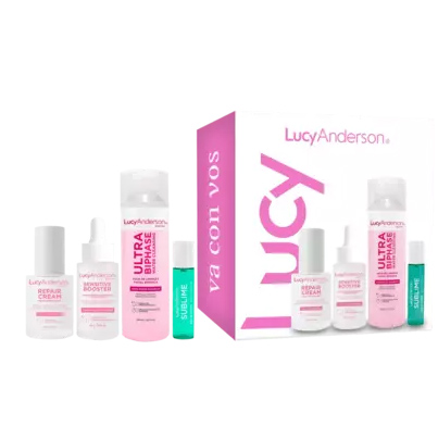 LUCY ANDERSON SET CREMA REPARADORA, BOOSTER, BIPHASE Y MINITALLA